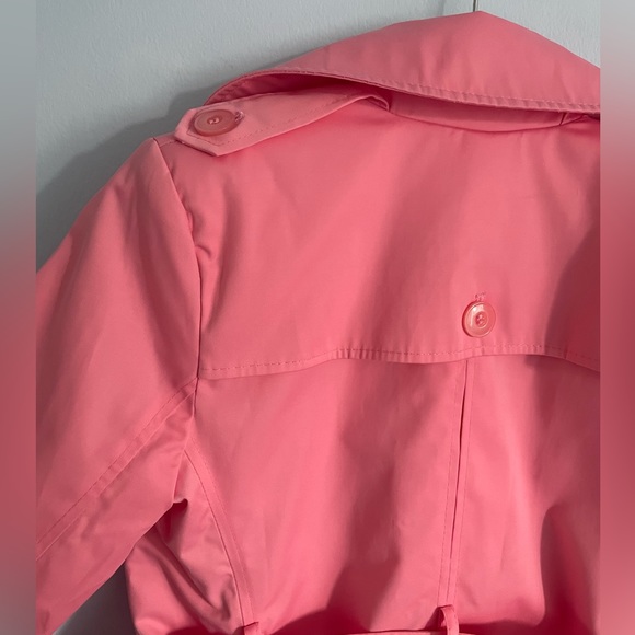 Beautiful Barbie Pink DKNY Trench coat in XS - Picture 11 of 12
